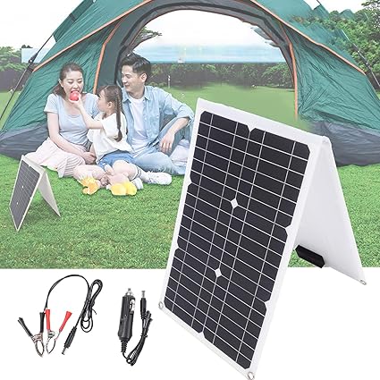 Topyond 40W Foldable Solar Panel Compact Portable Charger for Outdoors Topyond 40W Foldable Solar Panel Compact Portable Charger for Outdoors