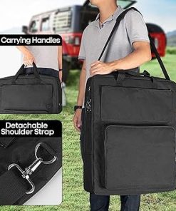 Double Layer Solar Panel Storage Bag for Camping and Travel 2