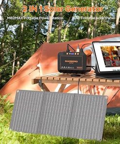 120W Peak Solar Generator with 30W Solar Panel for Outdoor Use 2