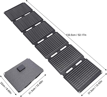 Lightweight 120W Portable Solar Panel for Outdoor Use with Dual USB 2 Lightweight 120W Portable Solar Panel for Outdoor Use with Dual USB - Image 2