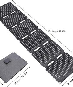Portable 120W Folding Solar Charger Kit with Dual USB for Outdoors 2