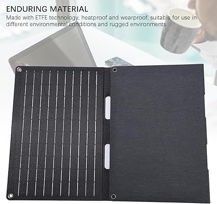 45W Foldable Solar Panel for Camping with Type C USB Output 2 45W Foldable Solar Panel for Camping with Type C USB Output - Image 2