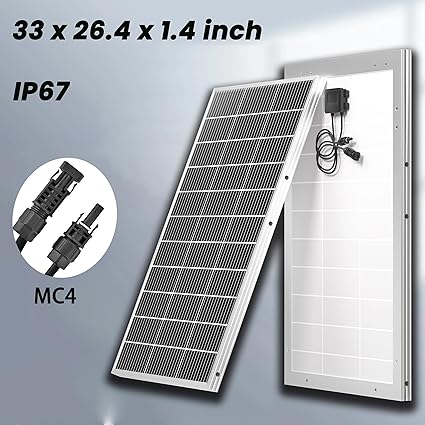 Nature’s Generator 4pcs 100 Watt 12BB Solar Panels Monocrystalline for RV Marine Rooftop Farm Battery and Other Off Grid System 2 Nature's Generator 4pcs 100 Watt 12BB Solar Panels Monocrystalline for RV Marine Rooftop Farm Battery and Other Off Grid System - Image 2