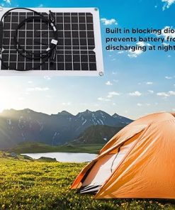 15W Flexible Solar Panel with 50A Controller for RV and Boat Use 2