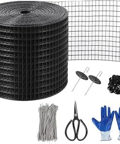 6 Inch x 50ft Solar Panel Bird Guard PVC Mesh Roll with Fasteners