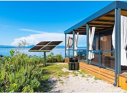 Rustic Solar Power Kit 4x110W Panels 750W Inverter Weatherproof 2 Rustic Solar Power Kit 4x110W Panels 750W Inverter Weatherproof - Image 2