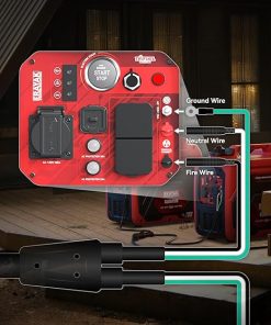 ERAYAK 50 Amp Parallel Cord Kit 120V for 4500P Inverter Generators 2