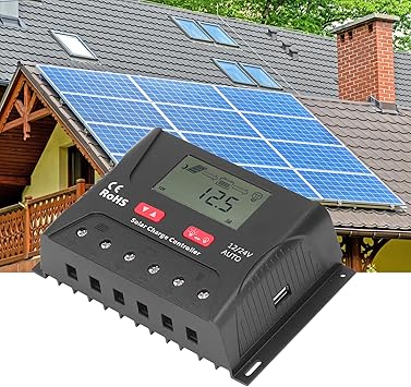 30A PWM Solar Controller 12V 24V with LCD Display for RV Yacht 2 30A PWM Solar Controller 12V 24V with LCD Display for RV Yacht - Image 2