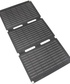 Portable 60W Foldable Solar Panel Charger Kit for Camping Use