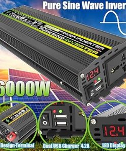 18W Monocrystalline Solar Panel Kit with 6000W Pure Sine Inverter 2