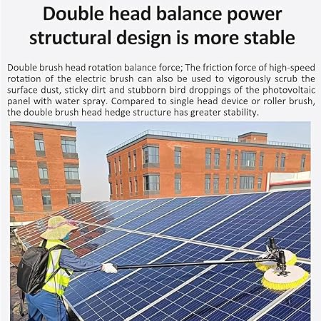 Solar Panel Cleaning Machine Retractable Window Washing Pole Kit 2 Solar Panel Cleaning Machine Retractable Window Washing Pole Kit - Image 2