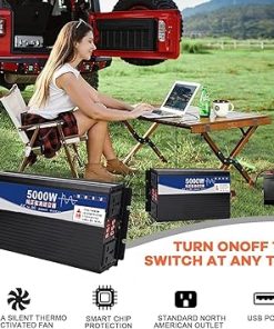 Pure Sine Wave Power Inverter 3500W 4000W 5000W for Home RV Truck 2