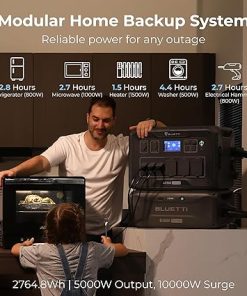 5000W Solar Generator Kit with 2764.8Wh Battery for Off-Grid Power 2