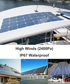 1800W 6PCS Flexible Solar Panels 12V 24V IP67 Waterproof for RV 2