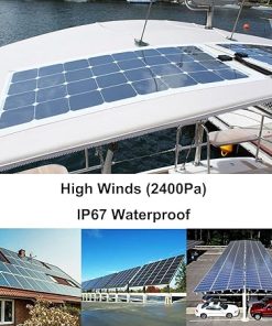Flexible 600W Solar Panel 12-24V Monocrystalline Waterproof for Outdoor Use 2