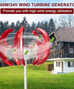1000W Vertical Axis Wind Turbines Generator for Garden and Boats 2