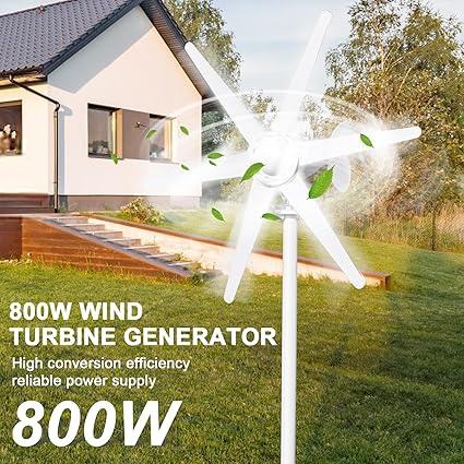 800W Wind Turbine Generator Kit 12V with MPPT Controller for Homes 2 800W Wind Turbine Generator Kit 12V with MPPT Controller for Homes - Image 2