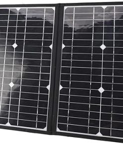 High Efficiency 60W Foldable Solar Panel with Dual USB Type C Port 2