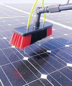Solar Panel Cleaning Kit with Adjustable Window Cleaning Pole and Brush 2