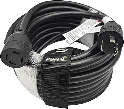 NEMA L5-30P to L14-30R Generator Transfer Switch Adapter 50FT NEMA L5-30P to L14-30R Generator Transfer Switch Adapter 50FT