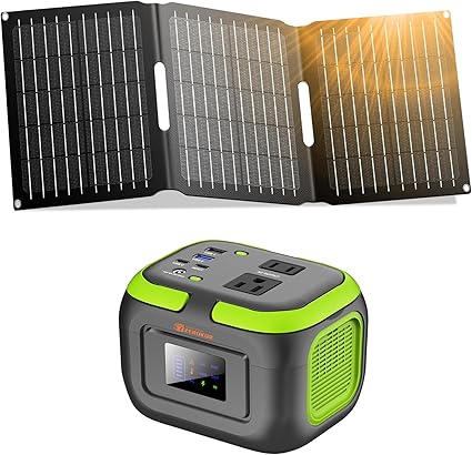 Portable Power Station and Solar Panel Charger for Camping Adventure Portable Power Station and Solar Panel Charger for Camping Adventure