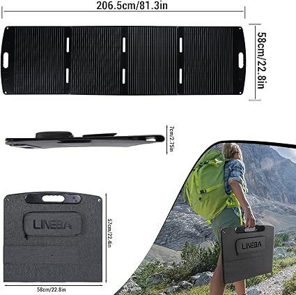100 Watt 27V Portable Solar Panel for Camping and Power Outages 2 100 Watt 27V Portable Solar Panel for Camping and Power Outages - Image 2