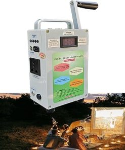 Hand Crank Generator for Portable Power Supply and Emergency Use Hand Crank Generator for Portable Power Supply and Emergency Use