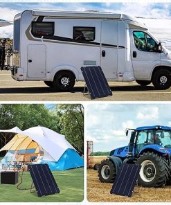 18V 12W Portable Solar Panel for Car Greenhouse Shed Home Camping RV 2