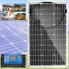 Solar Panel Window Cleaning Brush Kit with Extension Pole 30FT 3