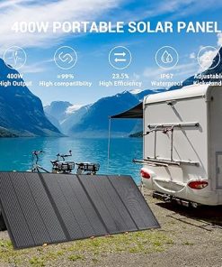 Portable 400W Solar Panel with Charger Bag for Camping Power Needs 2