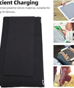 40W Foldable Solar Panel Fast Charging Portable Charger for Camping 2