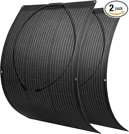 Newpowa 200W Flexible Solar Panels for Camping Home Boat RV Use Newpowa 200W Flexible Solar Panels for Camping Home Boat RV Use