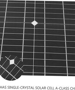 Lightweight Solar Panel Kit for Camping Hiking Travel Easy to Use 2
