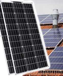 Portable 80W 20V Semi-Flexible Solar Panel Kit for RV Camping