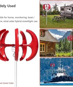 12000W 5 Blades Vertical Wind Turbine Kit with Controller for Hybrid System 2