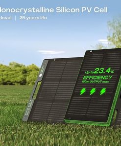 Portable 120W Solar Panel for Power Stations Camping and Off-Grid 2