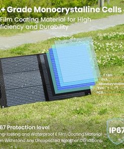 20W and 100W Portable Solar Panels for Camping and Off-Grid Power 2