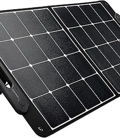 Kenwood 100W Portable Solar Panel for Camping and Device Charging